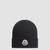 Wool Beanie Men Dark Grey Moncler