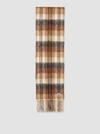 Mohair, Alpaca & Wool Scarf Men Multicolour Moncler