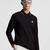 Long Sleeve Polo Shirt Men Black Moncler