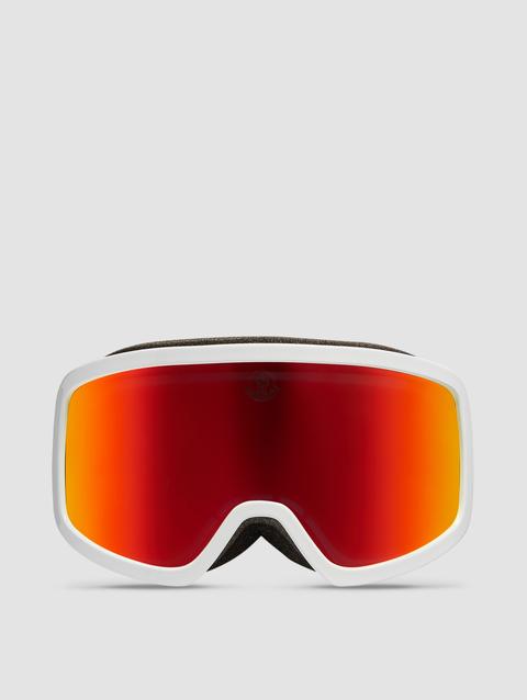 Terrabeam Ski Goggles Gender Neutral White & Red Moncler