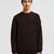 Logo Pattern Wool Sweater Men Dark Brown Moncler