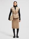 Nai Down Vest Women Beige Moncler