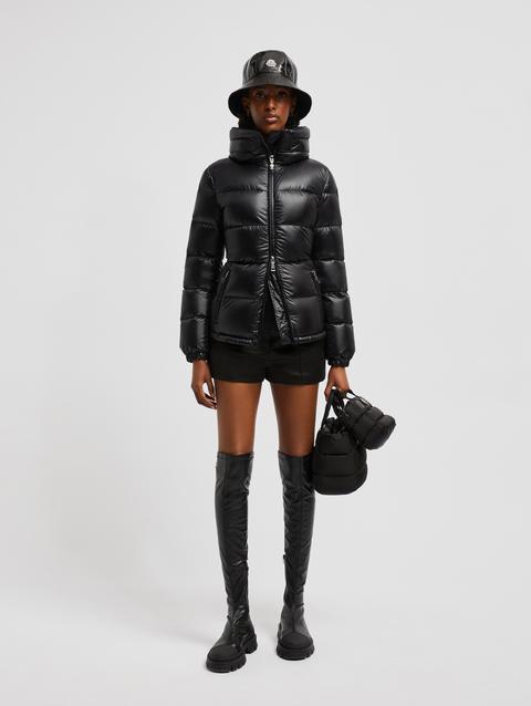 Douro Hooded Short Down Jacket Women Black Moncler