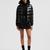 Biron Hooded Short Down Jacket Women Black Moncler