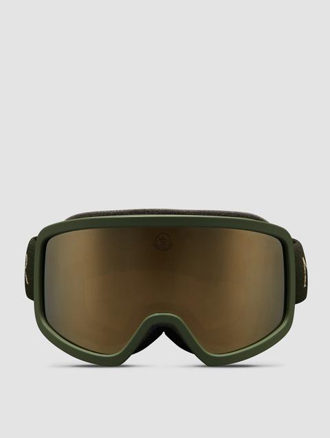 Terrabeam Ski Goggles Gender Neutral Matte Dark Green  &  Brown Moncler