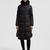 Idocrase Hooded Long Down Jacket Women Black Moncler