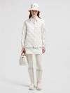 Padded Zip-Up Shirt Jacket Women White Moncler