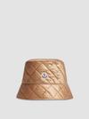 Padded Bucket Hat Women Beige Moncler