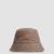 Wool Blend Bucket Hat Women Beige & Black Moncler