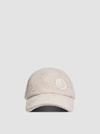 Wool Baseball Cap Women Light Beige Moncler