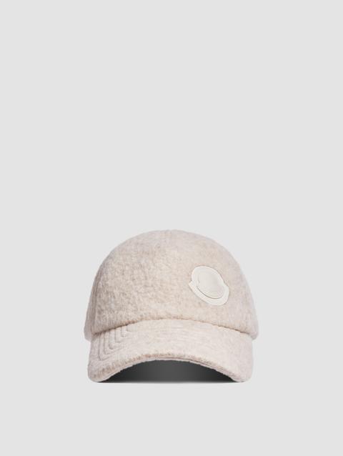 Wool Baseball Cap Women Light Beige Moncler