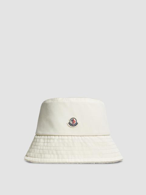 Reversible Teddy Bucket Hat Women White Moncler