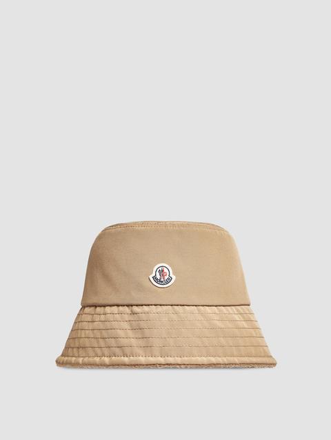 Reversible Teddy Bucket Hat Women Beige Moncler