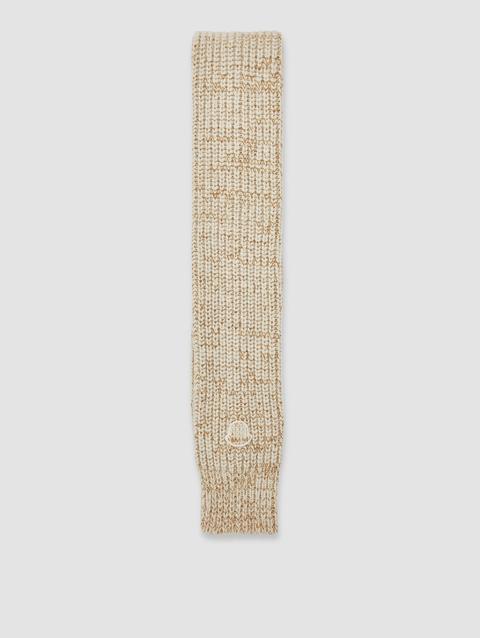 Wool Blend Scarf Women White Ivory Moncler