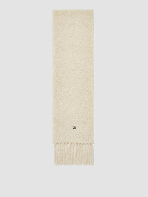 Alpaca Blend Scarf Women White Moncler