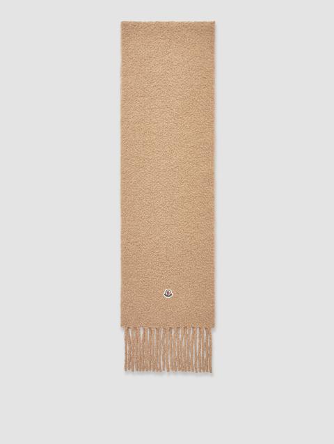 Alpaca Blend Scarf Women Camel Beige Moncler