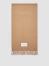 Wool Felt Scarf Women Beige Moncler