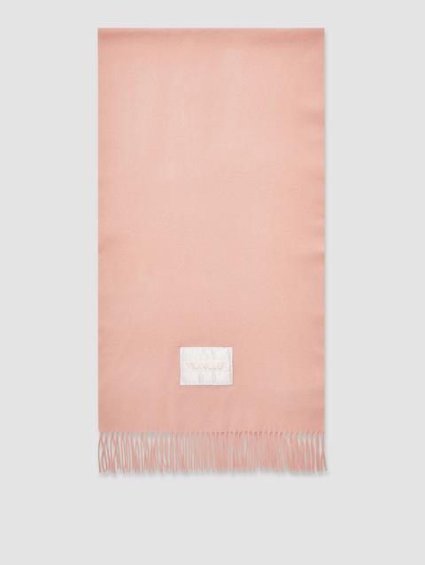 Wool Felt Scarf Women Pink Moncler