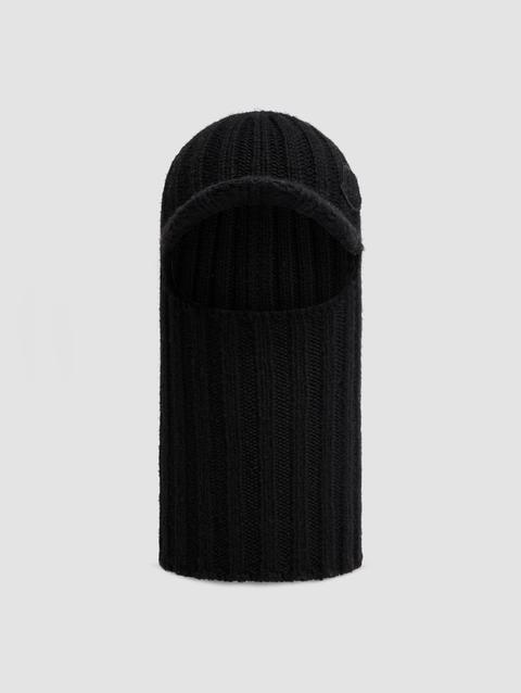 Wool Blend Balaclava Women Black Moncler