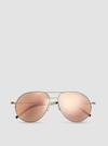 Flyze Pilot Sunglasses Gender Neutral Matte Bronze Moncler