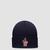 Pure Wool Beanie Men Navy Blue Moncler