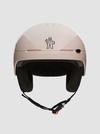 Logo Ski Helmet Gender Neutral Light Pink Moncler