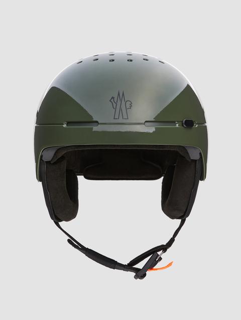 Logo Ski Helmet Gender Neutral Olive Green Moncler