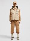 Baldy Hooded Down Vest Men Beige Moncler