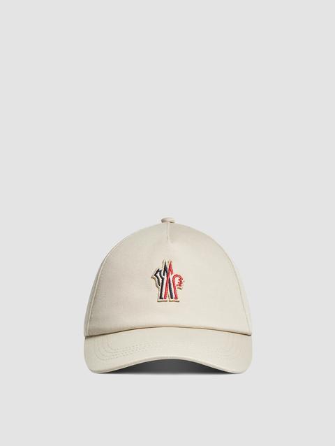 Gabardine Baseball Cap Men Light Beige Moncler