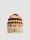 Wool, Mohair & Alpaca Beanie Men Multicolour Moncler