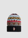 Wool, Mohair & Alpaca Beanie Men Multicolour Moncler