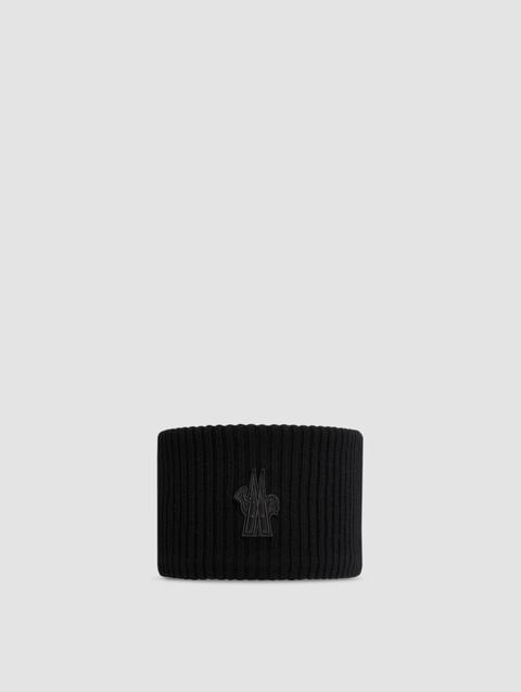 Wool Neck Warmer Gender Neutral Black Moncler