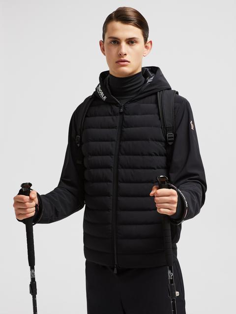 Padded Zip-Up Sweatshirt Men Black Moncler