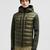 Padded Zip-Up Hoodie Men Green Moncler