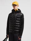 Padded Zip-Up Hoodie Men Black Moncler