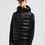 Padded Zip-Up Hoodie Men Black Moncler