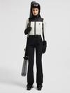 Down-Filled Ski Suit Women Black & White Moncler