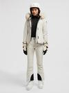 Padded GORE-TEX Ski Pants Women White Ivory Moncler