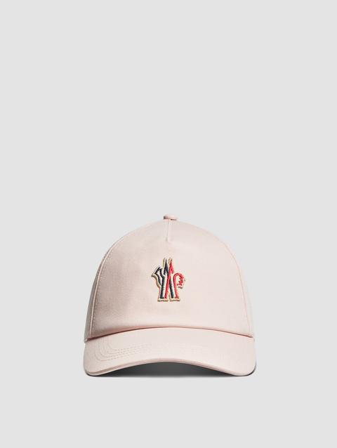 Gabardine Baseball Cap Women Light Pink Moncler