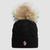 Wool & Cashmere Beanie With Pom Pom Women Black Moncler