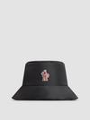 Padded Bucket Hat Women Black Moncler