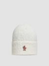 Alpaca & Wool Beanie Women White Moncler