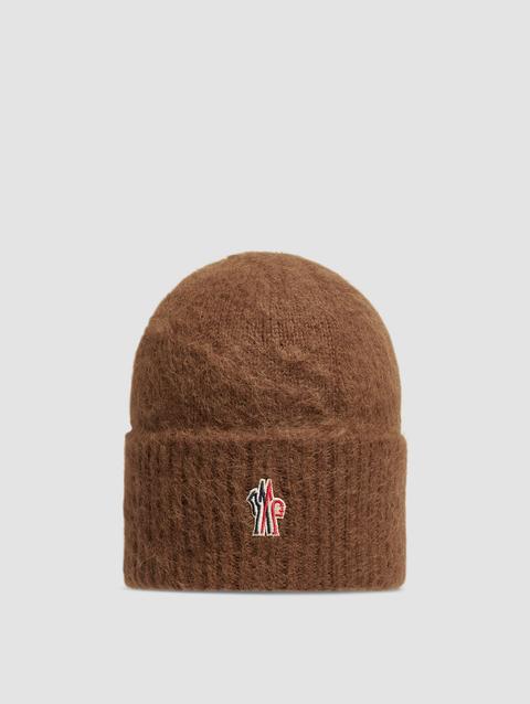 Alpaca & Wool Beanie Women Brown Moncler