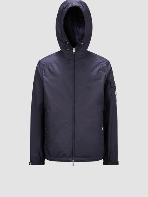 Etiache Rain Jacket Men Blue Moncler