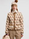 Wool & Alpaca Cardigan Women Beige & Pink Moncler