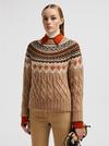 Wool, Mohair & Alpaca Sweater Women Multicolour Moncler